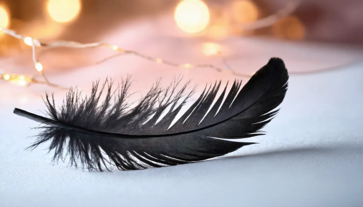 explorez la signification profonde de la plume noire, son symbolisme spirituel unique et le message d'amour qu'elle véhicule.