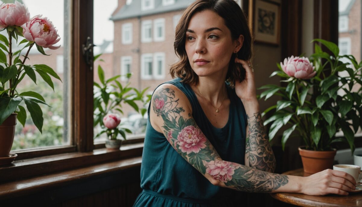 Tatouage de pivoine : les secrets et significations profondes de cette fleur emblématique