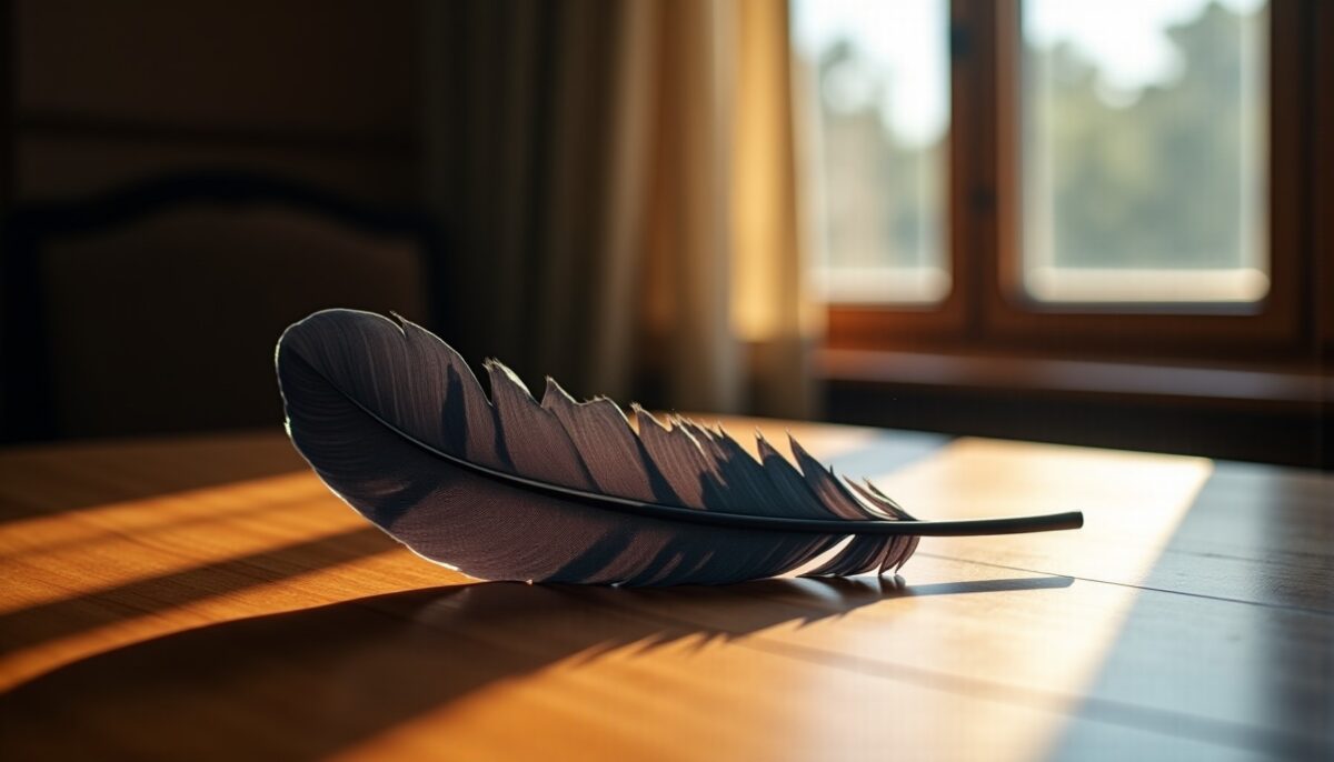Plume noire : découvrir sa symbolique spirituelle et son message amoureux