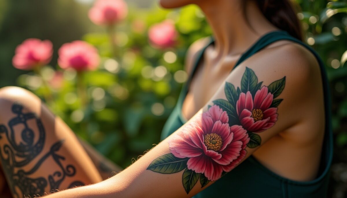 Tatouage pivoine : découvrez la véritable signification de cette fleur emblématique