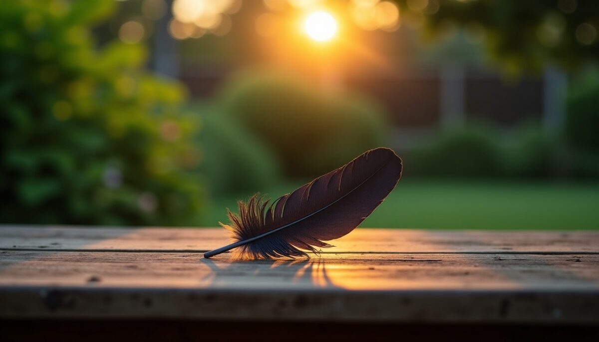 Plume noire : symbole spirituel profond ou simple hasard ?