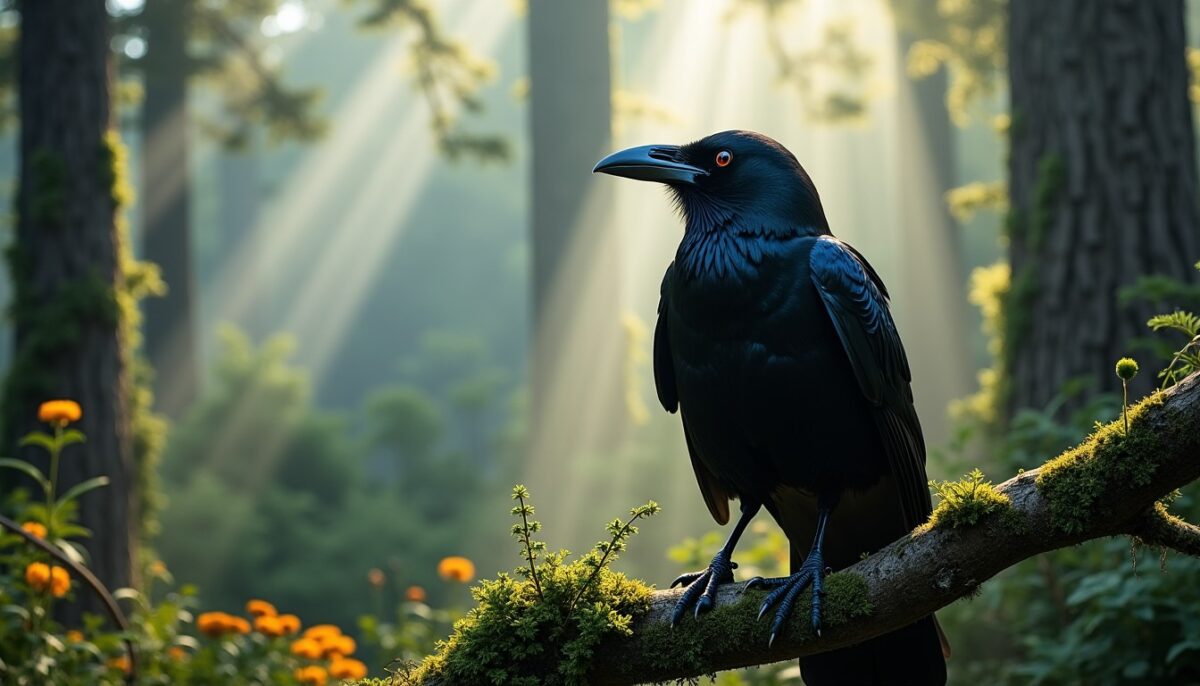Le Corbeau : Explorez son Rôle Mystique et sa Symbolique Spirituelle